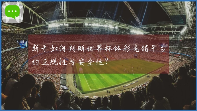 新手如何判断世界杯体彩竞猜平台的正规性与安全性？